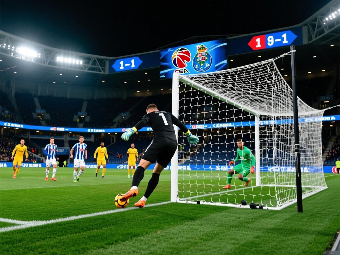 莫拉插上过掉门将，冷静挑射空门，波尔图1-1扳平比分  第2张